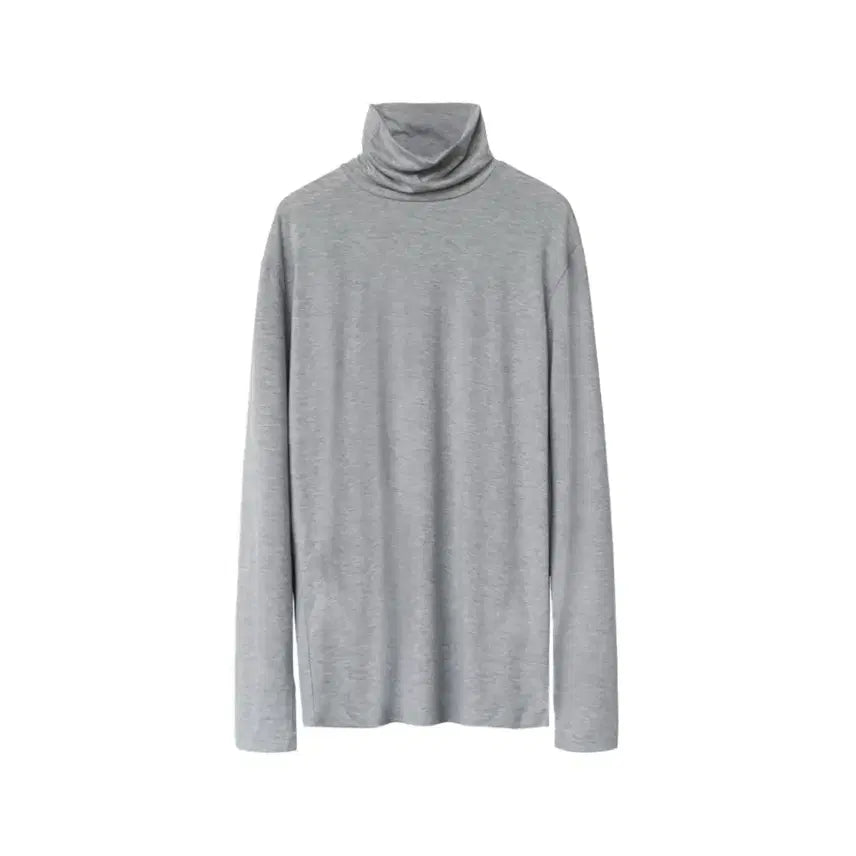 [BUNJANG] Polyteru Turtleneck Long Sleeve Grey / [4] 폴리테루 터틀넥 롱술리브 그레이