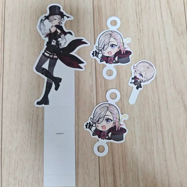 [BUNJANG] Genshin Impact Cafe Character Food Stand Linen Bundle Set / 원신 카페 캐릭터 푸드스탠드 리니 굿즈 일괄