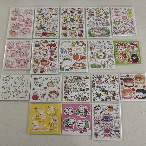 [BUNJANG] 18 Sets of "Poyong" Stickers Bundle / 포용 인스 18세트 일괄 판매