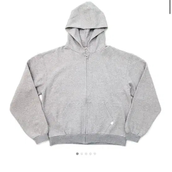 [BUNJANG] 77C Cloud Zip-Up Hoodie Deep Mélange / 77C 클라우드 후드 집업 딥 멜란지