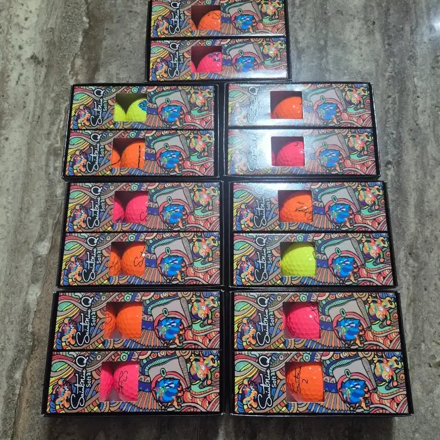 [BUNJANG] Saint Nine S Golf Balls (6-ball packs) - Autographed by Park Min-ji / (박민지 사인)세인트나인 S 골프공 6구 7박스