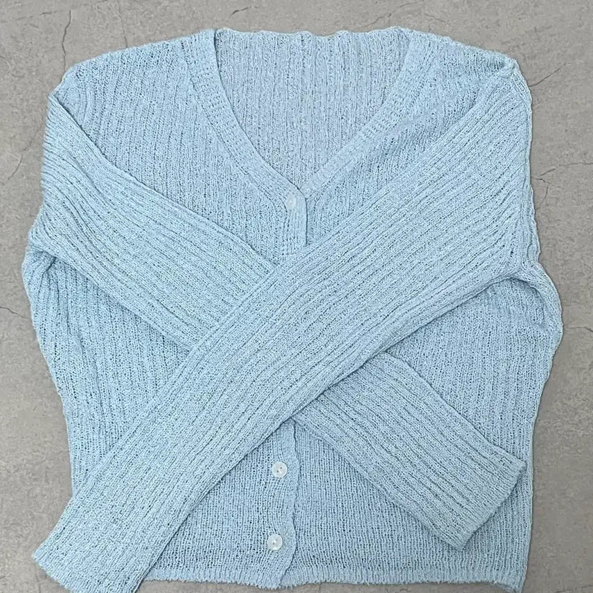 [BUNJANG] Modi Mood Boucle Cardigan Mint / 모디무드 부클 가디건 민트