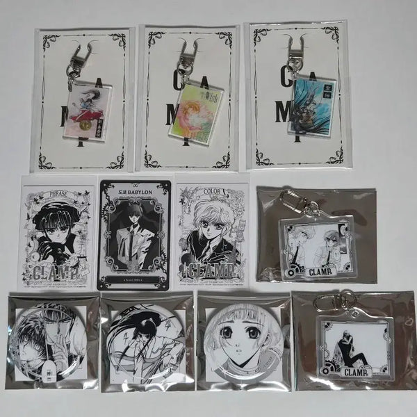 [BUNJANG] CLAMP Exhibition Goods Bundle Set (11 items) - Tokyo Babylon, etc. / 클램프전 굿즈 11종 일괄 판매 엑스 도쿄바빌론 등