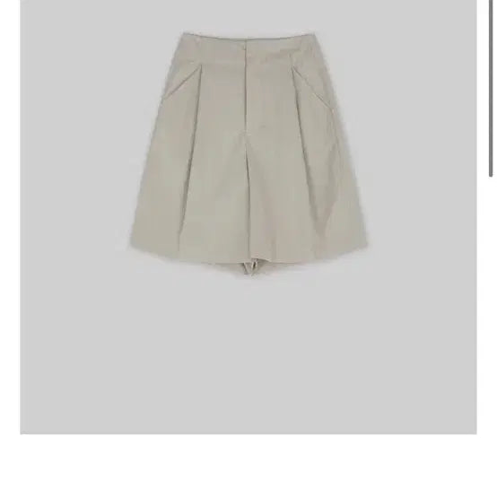 [BUNJANG] Moia Cotton Half Pants (Pale Khaki) / 모이아 cotton half pants (pale khaki)