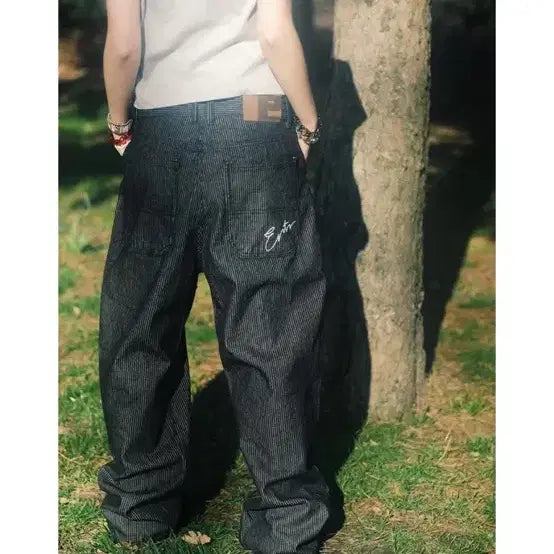 [BUNJANG] ERTR Stripe Pants S / 이알티알 스트라이프 팬츠S