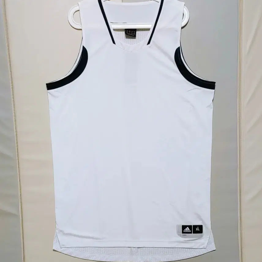 [BUNJANG] Adidas Authentic Uniform Tank Top White / [3XL] 아디다스 유니폼 나시티 화이트184