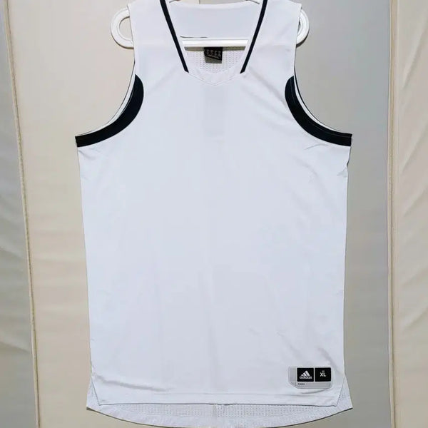 [BUNJANG] Adidas Authentic Uniform Tank Top White / [3XL] 아디다스 유니폼 나시티 화이트184