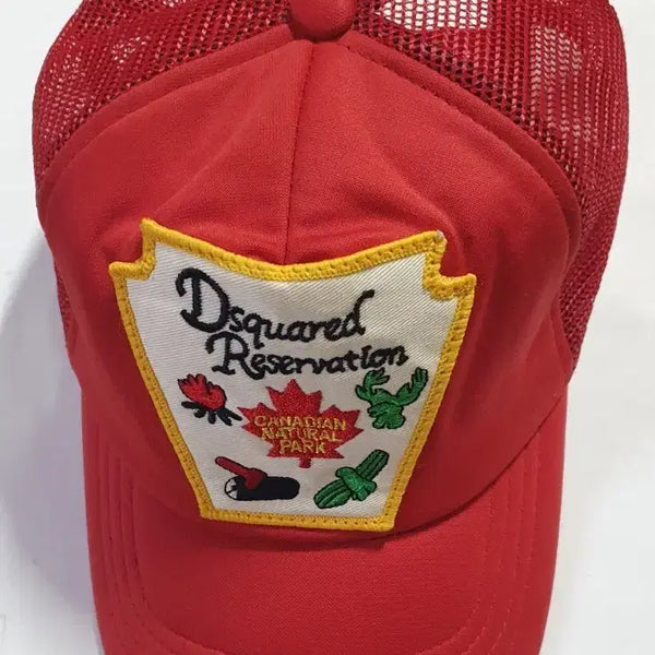 [BUNJANG] DSQUARED2 2010 Summer Camp Limited Edition Red Mesh Ball Cap / DSQUARED2 레드 썸머 캠프 2010 한정판 볼캡 칭찬은고래도춤추게