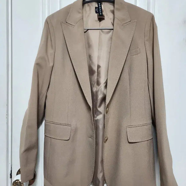[BUNJANG] MORGAN Beige Single Button Jacket / 모르간 진베이지 자켓 (66)