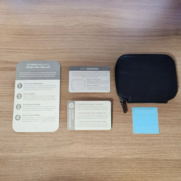[BUNJANG] Distil Union ZipWallet Wallet Black / distil union 디스틸 유니온 집월렛 지갑 블랙