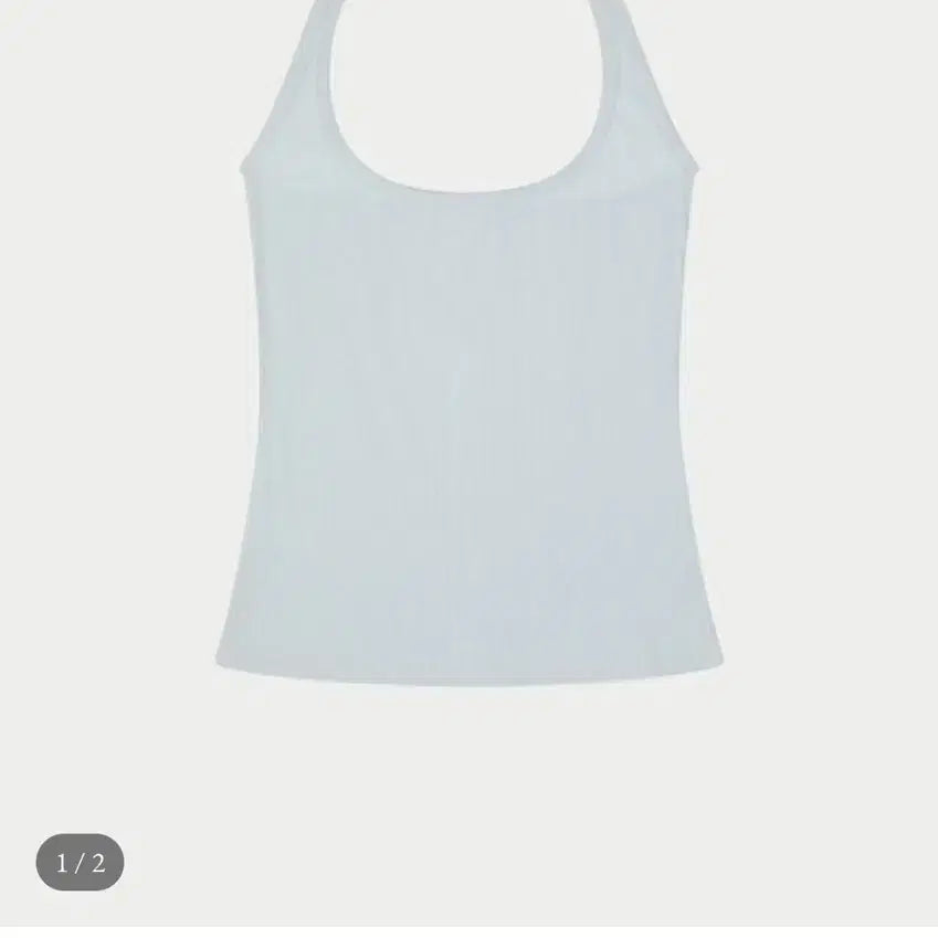 [BUNJANG] Yousop Halterneck Top Sky Blue / 유솝 홀터넥 탑 스카이블루 새상품