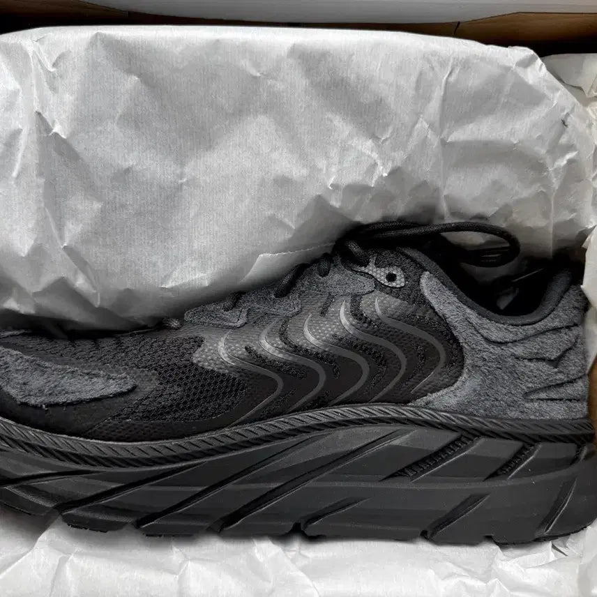 [BUNJANG] Hoka Clifton LS Black Asphalt Running Shoes / 호카 클리프톤 LS 블랙 아스팔트 새상품