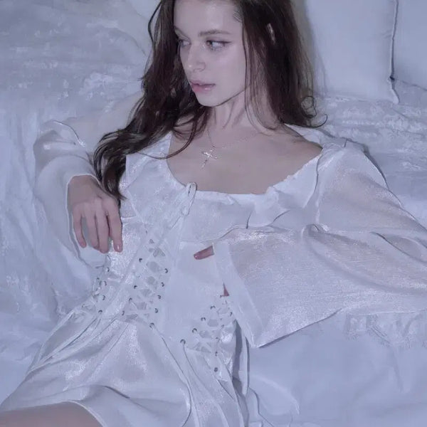 [BUNJANG] Angelic Virgins Angela Latte Dress / 엔젤릭버진스 angelic virgins 안젤라떼 드레스