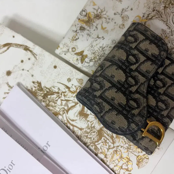 [BUNJANG] Dior Saddle Lotus Wallet / 디올 오블리크 지갑 Saddle Lotus 지갑