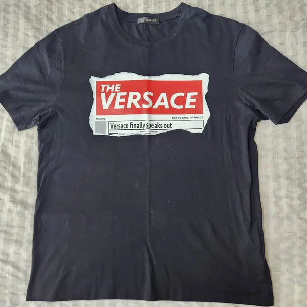 [BUNJANG] Versace Logo Short Sleeve T-Shirt / 베르사체 반팔티