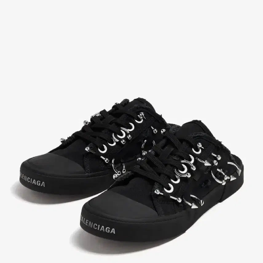 [BUNJANG] Balenciaga Paris Mule Piercing Version Size 38 / 발렌시아가 파리스 뮬 38 (피어싱버전)