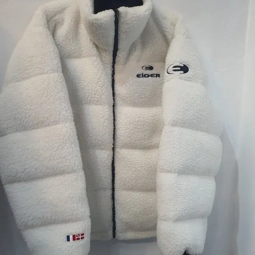 [BUNJANG] Eider Fleece Reversible Down Parka Size S (90) / 아이더 플리스 양면 거위털 패딩 S(90)