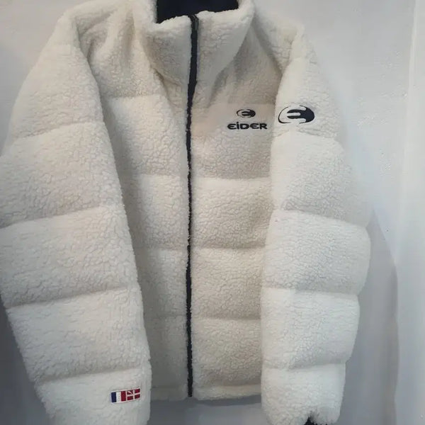 [BUNJANG] Eider Fleece Reversible Down Parka Size S (90) / 아이더 플리스 양면 거위털 패딩 S(90)