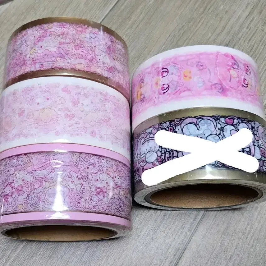 [BUNJANG] Hinime/Enggo/Bori Design Tape Bundle / <포용계 디테> 포용 디자인테이프 박스테이프 히님 엥꼬님 보리