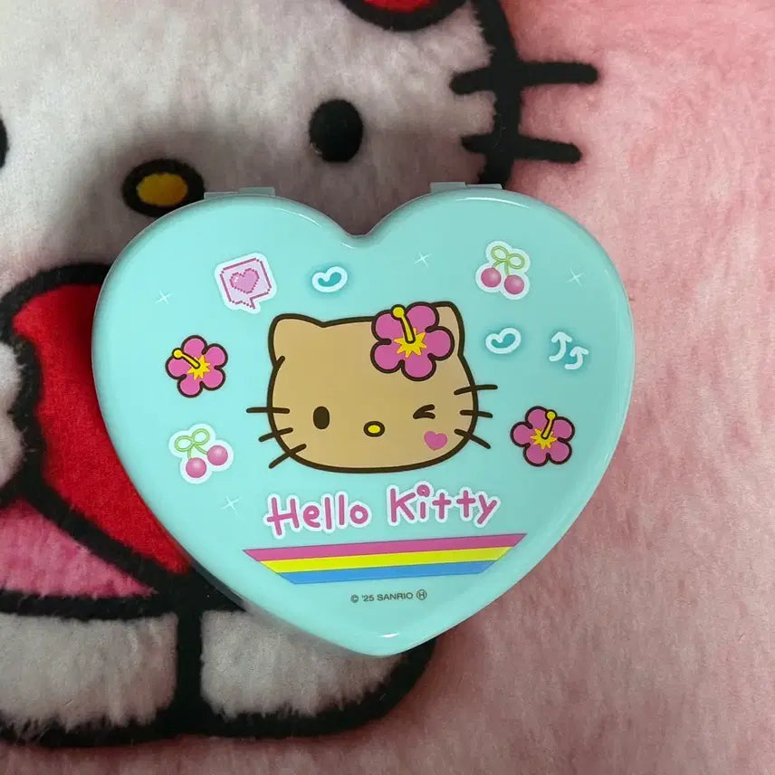 [BUNJANG] Sanrio Hello Kitty Heart Storage Case Mint Tan / 산리오 헬로키티 하트형 수납함 보관함 정리함 하트케이스 태닝키티 민트색 정품 새제품 새상품