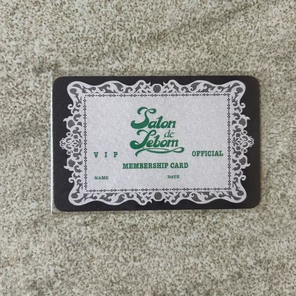 [BUNJANG] Joo Pyeong Peace Cafe Lebon Salon de Lebon Membership Card Photocard / 주의 평화 카페 레봄 살롱 드 르봉 입장 특전 멤버십 카드 포토카드 포카 주평