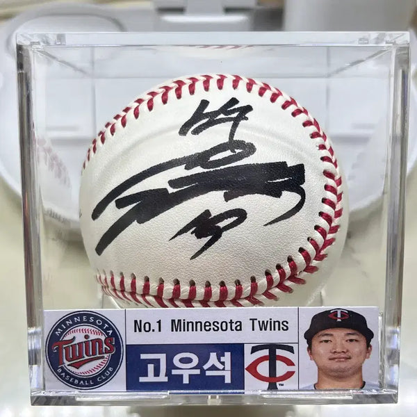 [BUNJANG] Go Woo-seok Signed Baseball (KBO 40th Anniversary Official Ball) / (40주년 공인구) 고우석 친필 싸인볼