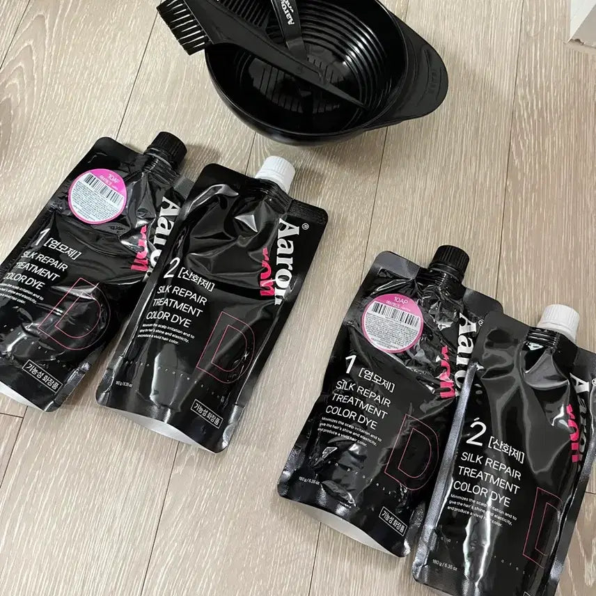 [BUNJANG] Aron Silk Treatment Hair Dye Ash Pink / 아론 실크 트리트먼트 염색약