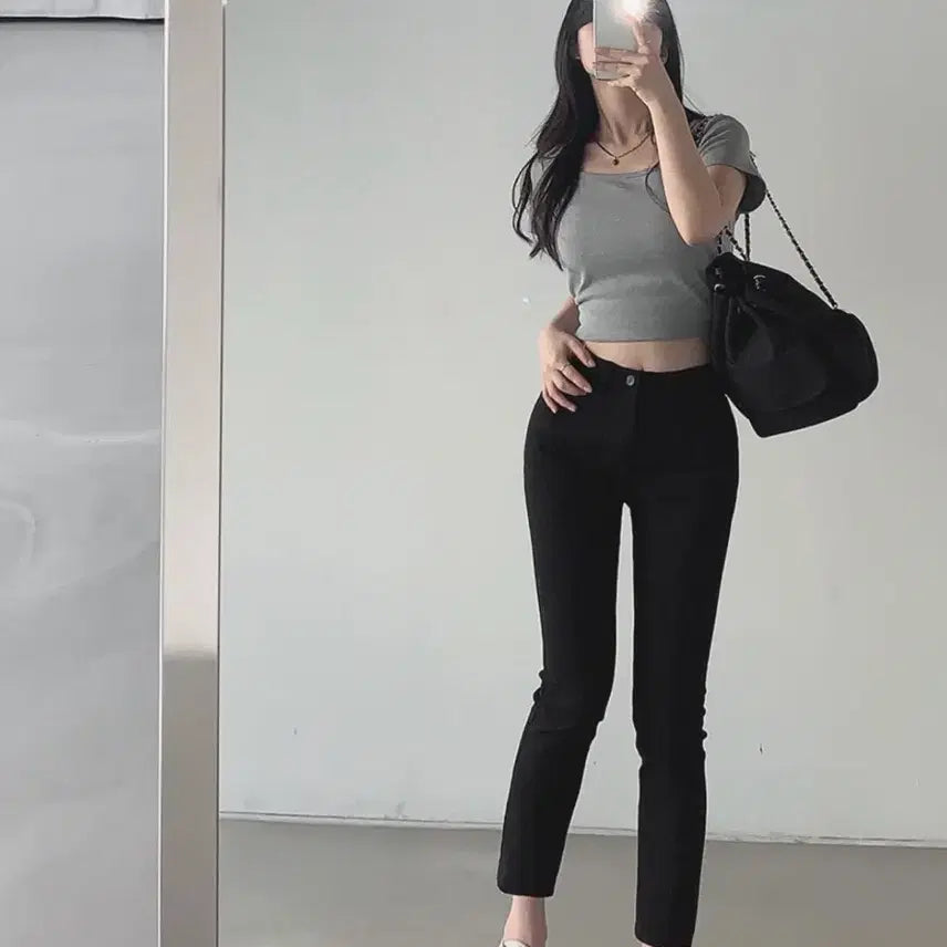 [BUNJANG] GoGoSing Black Denim Pants Size S / 고고싱 블랙 데님 팬츠