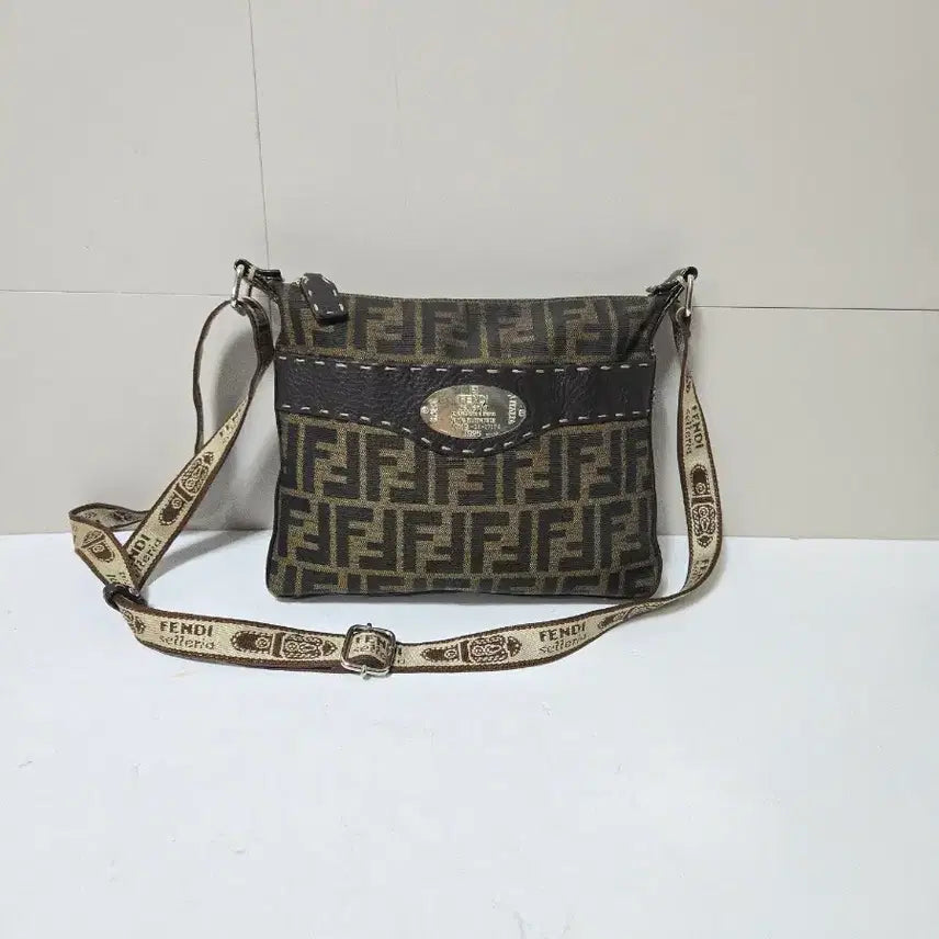 [BUNJANG] Fendi Zucca Selleria Mini Crossbody Bag / (공용)펜디 주카 셀레리아 미니 크로스바디 백