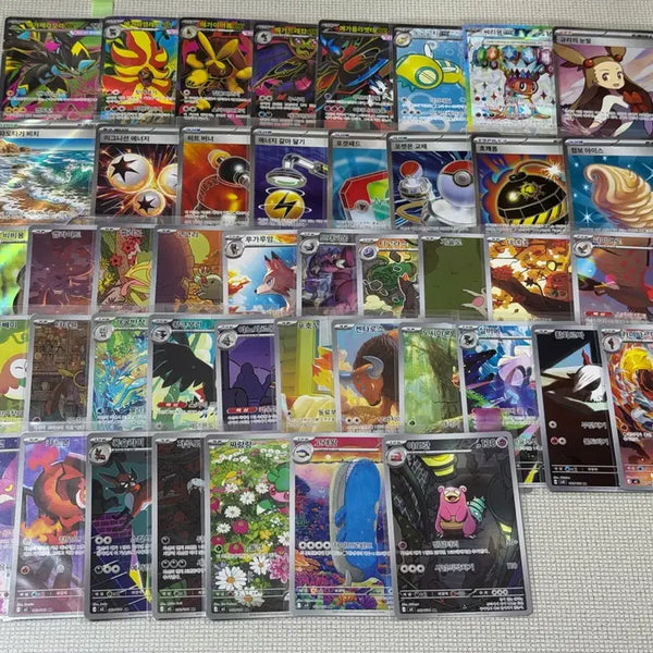 [BUNJANG] Pokemon Card Bundle - Popular SR & AR Cards Included (No Duplicates, Excellent Condition) / 최저가) 포켓몬카드 SR AR카드 인기카드 포함 미중복 일괄 상태최상!