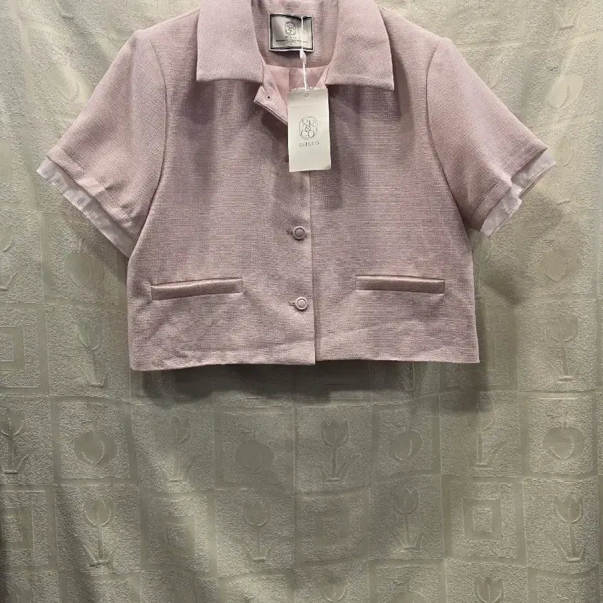 [BUNJANG] RIRI & CO Pink Cropped Jacket (26 Collection, Size L/77) / 새상품) 리리앤코 RIRI & CO 26년 핑크 크롭 자켓 L(77)