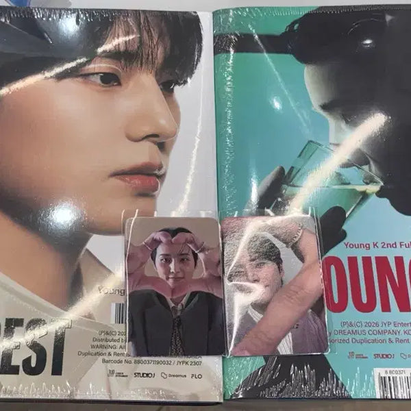 [BUNJANG] DAY6 Young K Seven Eleven Album Set Photocard Set / <앨범포함 원가양도>데이식스 영케이 세븐일레븐 앨범2종+포카2종