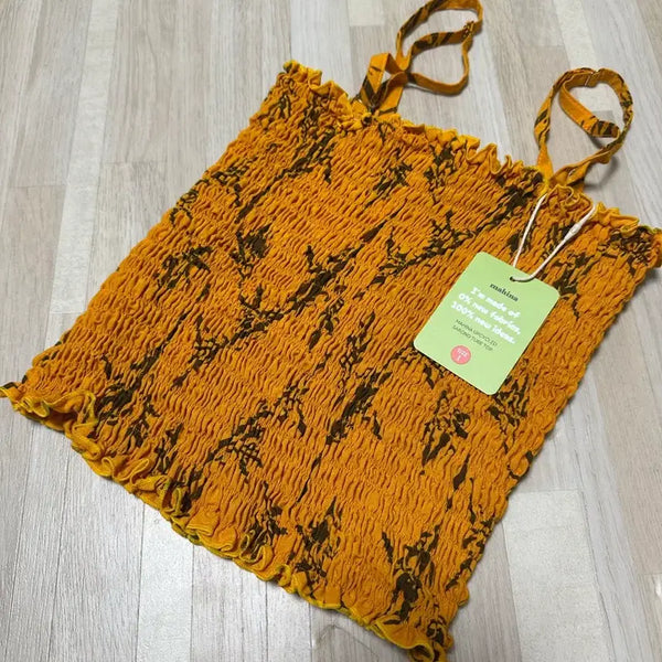 [BUNJANG] Mahina Mango Caramel Tube Top Size 1 / 마히나 튜브탑