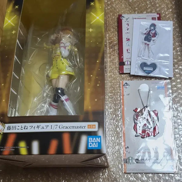 [BUNJANG] Gakuen Idol Ichiban Kuji C Prize Fujita Kotone Figure + Lower Prize Bundle / 학원아이돌 제일복권 C상 후지타 코토네 피규어 + 쿠지 하위상 일괄
