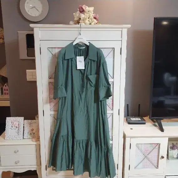 [BUNJANG] Kenneth Lady Long Dress (Size 55-66) / 케네스레이디 롱원피스/55-66 새상품