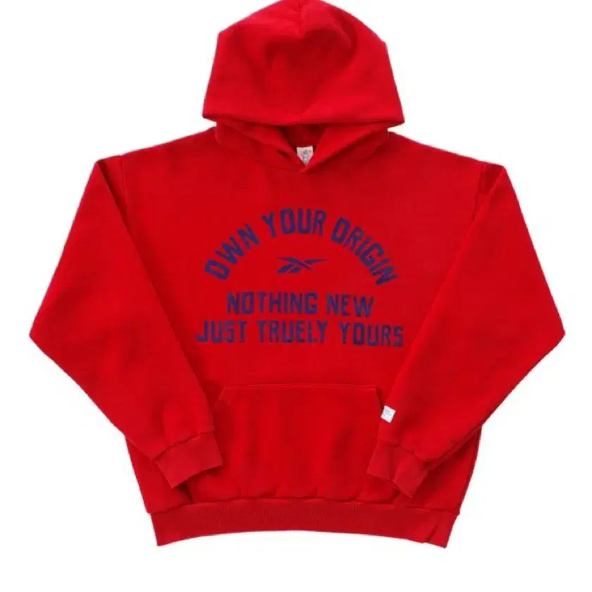 [BUNJANG] Collect Pieces Reebok Hoodie Red L / 컬렉트피시스 리복 후드 (레드/L)