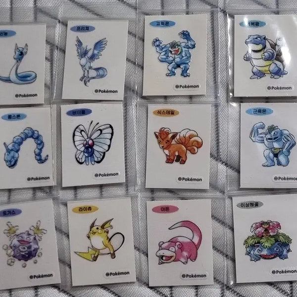 [BUNJANG] Pokemon Artwork 30th Anniversary Sticker Collection / 포켓몬 아트웍 30주년 띠부씰 판매
