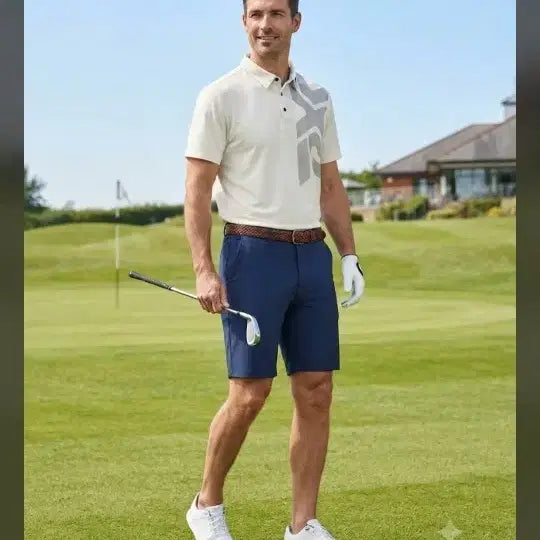 [BUNJANG] PXG Golf Wear Men's Short Sleeve Polo T-Shirt White / PXG 골프웨어 남성 반팔 카라티 화이트100