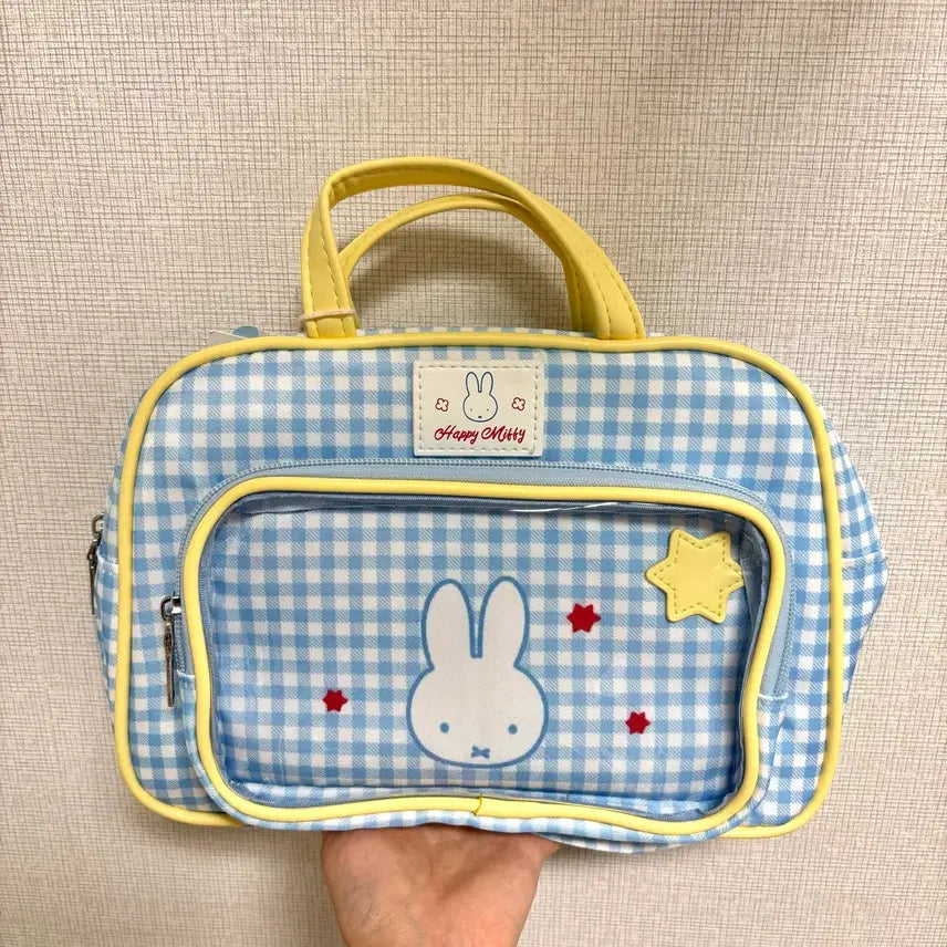 [BUNJANG] Miffy Gingham Check Bag / 최저가 미피 깅엄 체크 가방