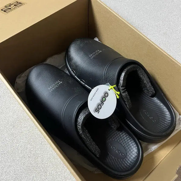 [BUNJANG] OOFOOS x Polyteru Clog Black / (새상품)(270) 우포스 x 폴리테루 클로그 블랙