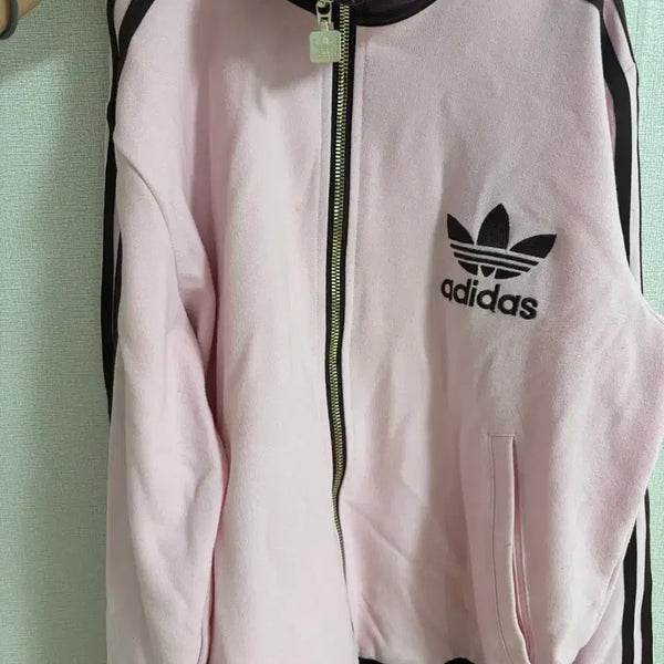 [BUNJANG] Adidas Originals Track Top Clear Pink Shadow Brown / (W) 아디다스 프리미엄 오리지널스 트랙탑 클리어 핑크 쉐도우 브라운