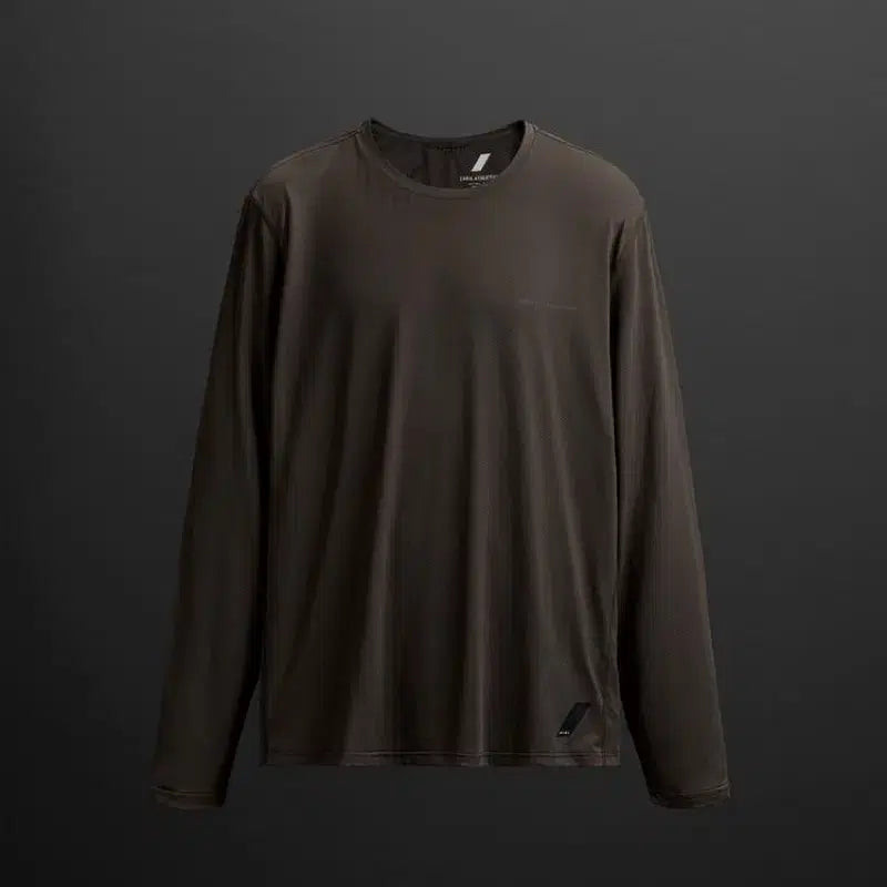 [BUNJANG] Zara Athletic Perforated T-Shirt Brown M / 자라 애슬래틱 천공 티셔츠 4387/317 M