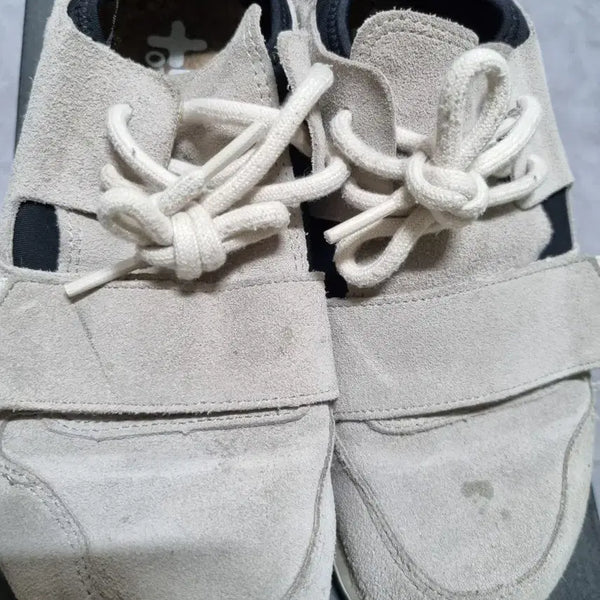 [BUNJANG] Ozzi Suede Shoes Beige 260 / 오찌 슈즈 스웨이드 베이지 260