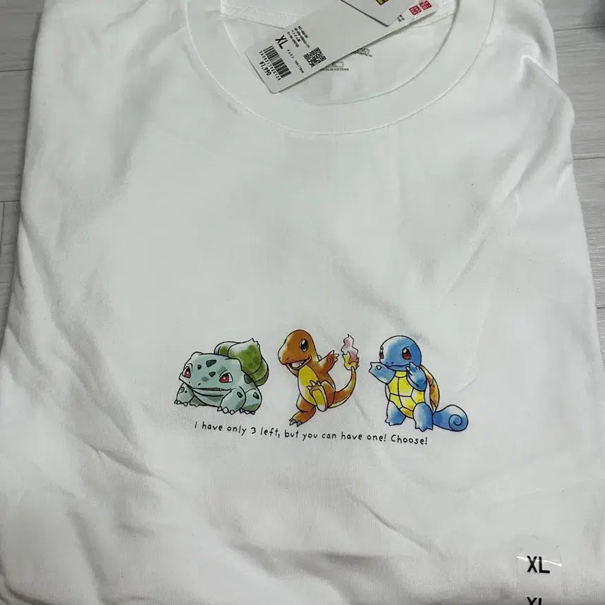 [BUNJANG] Uniqlo UT Pokemon 1st Gen Graphic T-Shirt White XL / [XL] 유니클로 UT 포켓몬 1세대 그래픽 티셔츠 화이트