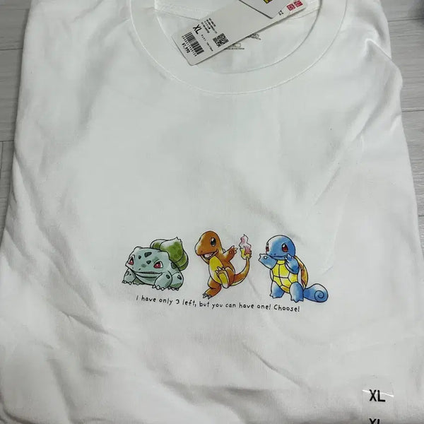 [BUNJANG] Uniqlo UT Pokemon 1st Gen Graphic T-Shirt White XL / [XL] 유니클로 UT 포켓몬 1세대 그래픽 티셔츠 화이트