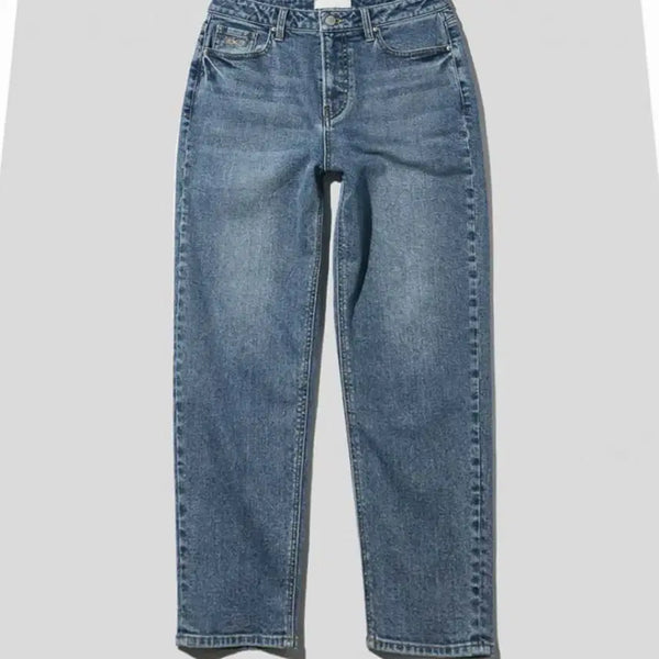 [BUNJANG] PLAC Jeans Mid-Blue Boy Fit Denim Jeans Size 28 / PLAC 플랙진 사계절 보이핏 중청 데님 청바지 28