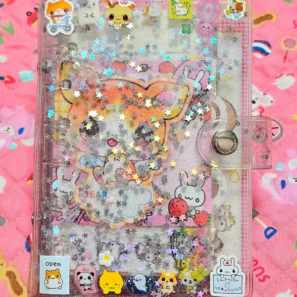 [BUNJANG] Heisei Retro Japanese Diary Setup Sticker Binder - Hamster A7 / 일본 헤이세이 레트로 고전 지류 다이어리 셋업 스티커 바인더 햄스터 A7