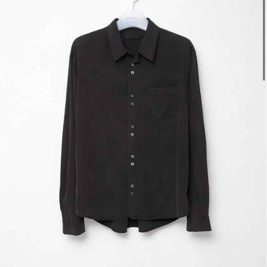 [BUNJANG] Haechingroom Lana Shirt Dyed Charcoal / 5)해칭룸 라나셔츠 다이드차콜