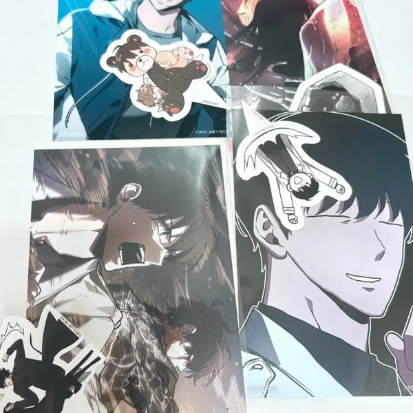 [BUNJANG] Omniscient Reader's Viewpoint Pop-up Cafe Postcard Bundle Set (Yoo Joonghyuk, Kim Dokja, Lee Jihye) / 마지막할인)전독시 팝업 카페 엽서 일괄 유중혁 김독자 이지혜