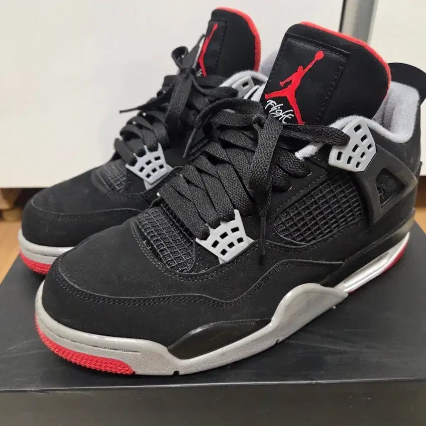 [BUNJANG] Air Jordan 4 Retro Bred (2019) Size 260 / [260] 조던 4 레트로 브레드 2019